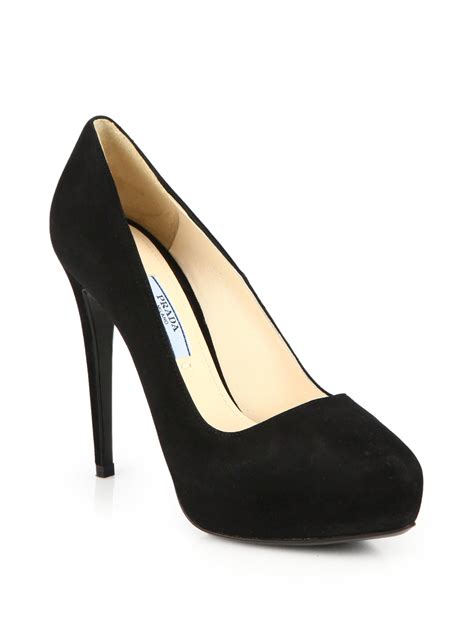 prada padded heels|prada black high heels.